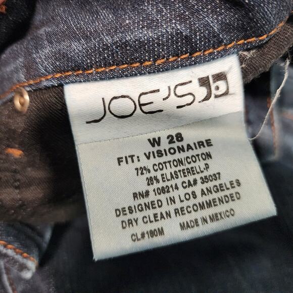 Joe's Jeans The Visionaire Dark Wash Flare Leg Jeans Denim Pants 28 - Picture 7 of 7
